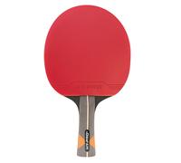 Hy-Pro Table Tennis Bat - Carbon Fibre Core, Durbale 7-Ply Wood, 2mm Sponge, With Head Cover, Performance Quality, Superior Spin & Control