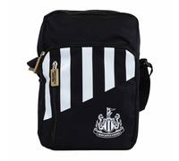 Hy-Pro Unisex's Newcastle Side Bag-Stripe, Black and White, One Size | Officially Licensed