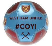 Hy-Pro West Ham F.C. Signature Football - Metallic, Size 5, Hammers | Officially Licensed, Training, Match, Merchandise, Collectible For Kids and Adults