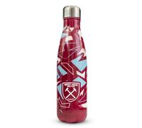 Hy-Pro West Ham United 500ml Stainless Steel Thermal Water Bottle - Claret in Maroon | Size: 0.5 Hy-pro Maroon 0.5