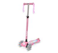 Hy-Pro Zinc Unicorn Superstar Light Up Three Wheeled Scooter in Pink Hy-pro Pink