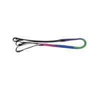 Hy Rubber Covered Training Reins - Purple/Green/Blue/Fuchsia - 54" x 5/8