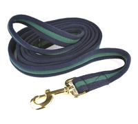 Hy Soft Webbing Two-Tone Lead Rein - Hy Equestrian - Green