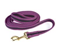 Hy Soft Webbing Two-Tone Lead Rein - Hy Equestrian - Purple