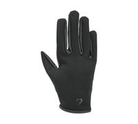 Hy Softshell Panels Riding Gloves in Black | Size: XL Hy Black XL