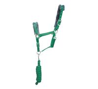 Hy Sport Active Head Collar and Lead Rope - Emerald Green - Pony