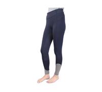Battles Hy Sport Active Young Rider Midnight Navy/Pencil Point Grey Riding Tights - 5-6 Years