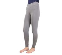 Hy Sport Active Young Rider Riding Tights - 13 - 14 Years · Pencil Point Grey