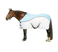 Hy Stormx Empra Meshx Flow Standard-Neck Horse Cooler Rug Light Blue/grey (7)