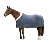 Hy Stormx Empra Standard-Neck Cushioned Horse Fleece Rug Opal Grey (4 6")