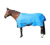 Hy Stormx Empra Standard-Neck No Fill Horse Turnout Rug Blue (6 9")
