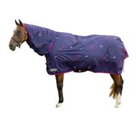 Hy Stormx Original Out Of This World Combo Neck Horse Turnout Rug Navy/magenta (6)