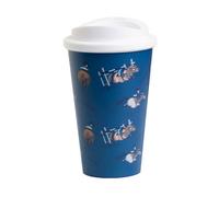 Hy Thelwell Collection Travel Mug Navy/red (One Size)