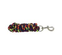 Hy Three Toned Lead Rope - Red/Navy/Green - 2m