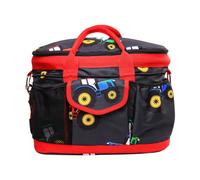 Hy Tractor Horse Grooming Bag Grey/red (One Size)
