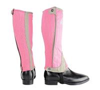 Hy Two Tone Amara Half Chaps Pink/Grey Child Large