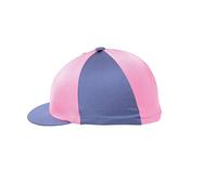Hy Two Tone Lycra Cap Silks - Navy/Pink