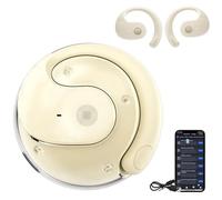 Hy-Undai Hy-T26 Pro Language Translator, Hy-Undai Earbuds Wireless Bluetooth Translation Earbuds,Translation Earbuds Real Time, Supports Over 75 Different Languages ,Portable Translator Device(Beige)