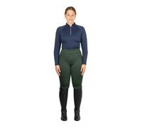 Hy Women's Melton Horse Riding Tights in Green | Size: Medium Hy Green M