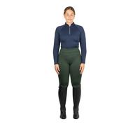 Hy Women's Melton Horse Riding Tights in Green | Size: Small Hy Green S