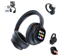 HY-X1 PRO AI Translation Wireless Headphones with Movable LCD Touch Screen, wireless over-ear headphones with screen, Translator Headphones Headset Real Time 115 Language & Accents