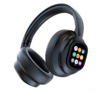 Hy-x1 Pro Wireless Headphones, AI Translation Wireless Headphones, With Detachable LCD Touch Screen, 46-Hour Battery Life, Fast Type-C Charging