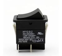 HY12-9-2 4 Pins Push Button Rocker Switch ON-OFF Arc Push-key Switches for Electric Power Tools 125/250V 20A/1.5HP(1Piece)