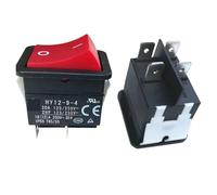 HY12-9-4 Industrial Welder Welding Machine On-Off Rocker Switches 4Pins 20A 125/250V, 2-Pack Controls Switches