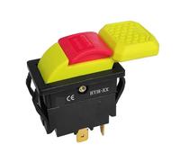 HY18-XX On Off Pushbutton Switches for Table Saw 4Pins Remove to Lock 125/250V 20A IDGTTLDF