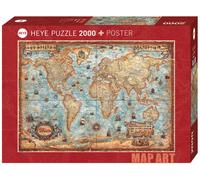 HY29845 - Heye Puzzles - 2000 Pc - The World