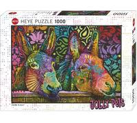 HY29937 - Heye Puzzles - 1000 pc - Jolly Pets, Donkey Love