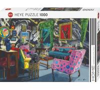 HY29973 - Heye Puzzles - 1000 Pc - Home Series, Room With Deer