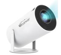 HY300Pro Mini Projector with WIFI and Bluetooth,Portable Projector 4K 1080P Support ,Auto Keystone Correction,200 ANSI Lumens,40"-130'' Screen Movie Projector, Smart Projector with Android 11.0