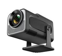 HY320 Mini Projector with WIFI 6 and Bluetooth, 4K 1080P Support Portable Projector Movie Auto Keystone for Laptop, PC, Smartphone