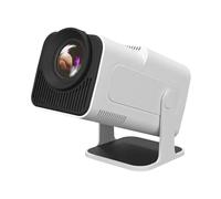 HY320 Native 1080P 400ANSI Dual WiFi6 BT5.0 Home Theater Video Projectors Projector 4k Portable Mini Projetor(White)