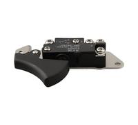 HY36 Pushbutton Switch for Electric Angle Grinder and Drill Trigger - 2HP, 125/250V, 24/12A, Plastic & Metal Construction, Compatible with Bencht