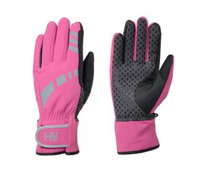 Hy5 Adults Reflective Waterproof Multipurpose Gloves Hot Pink/grey (S)