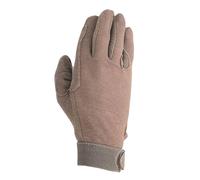Hy5 Men's Cotton Pimple Palm Riding Gloves in Brown | Size: Medium Hy5 Brown M