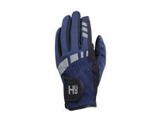 Hy5 Men's Extreme Reflective Softshell Riding Gloves in Navy | Size: XL Hy5 Navy XL