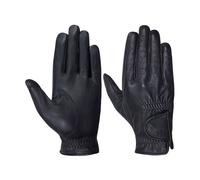 Hy5 Men's Leather Riding Gloves in Black | Size: XL Hy5 Black XL