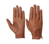 Hy5 Men's Leather Riding Gloves in Light Brown | Size: XL Hy5 Light Brown XL