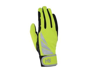 Hy5 Reflector Riding Gloves - Yellow - Large