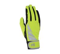 Hy5 Reflector Riding Gloves - Yellow - Medium