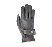 Hy5 Thinsulate Leather Winter Equestrian Horse Riding Gloves (Black, Extra Large)