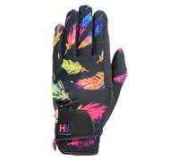 Hy5 Unisex Lightweight Printed Riding Gloves Black/hot Pink/purple (Xl)