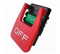 HY56 220V/380V Single/Three Phase 20A Switch ON OFF Push Button Switches Emergency Stop Switch for Saw Wood Cutting Machine(380V three phase)