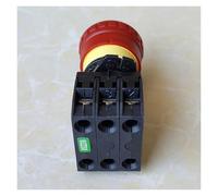HY57B Rotary Type Red Emergency Stop Button Switch Snap Action 18A 125V 12A 250V 400V 2NC 3NC IDGTTLDF(3NC)