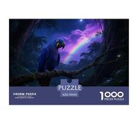 Hyacinth Macaw 1000pc Puzzle Family Fun Game Ages 10+ Cognitive Play Bird Decorative Wall Puzzle 70x50cm/1000pcs