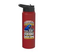 Hyacinth Macaw Feeder Parrot Humor Stainless Steel Insulated Water Bottle