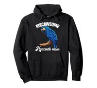 Hyacinth Macaw Mom Birdkeeper Parrot Mama Hyacinth Macaw Pullover Hoodie